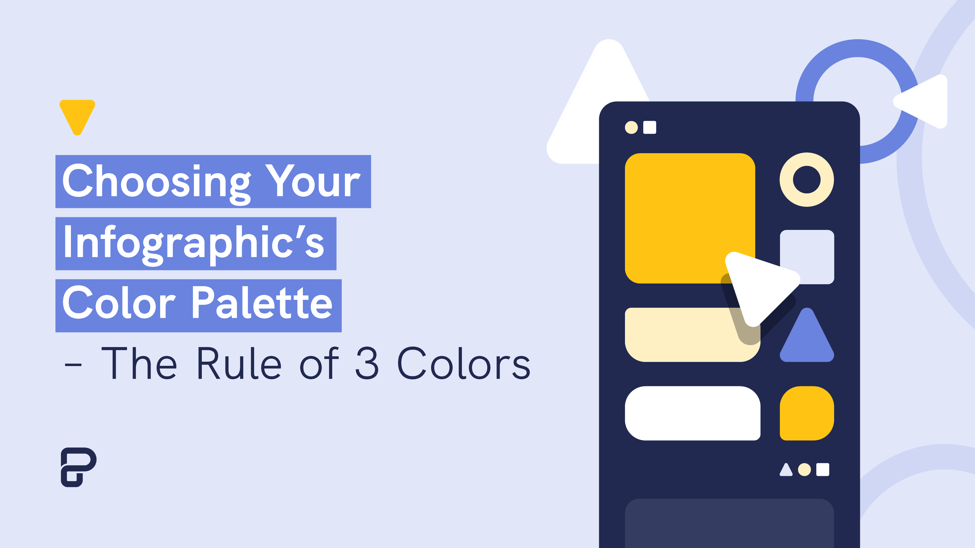 choosing your infographic’s color palette, the rule of three colors