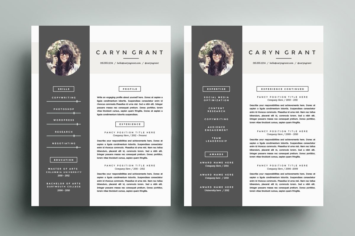 curriculum vitae ejemplos