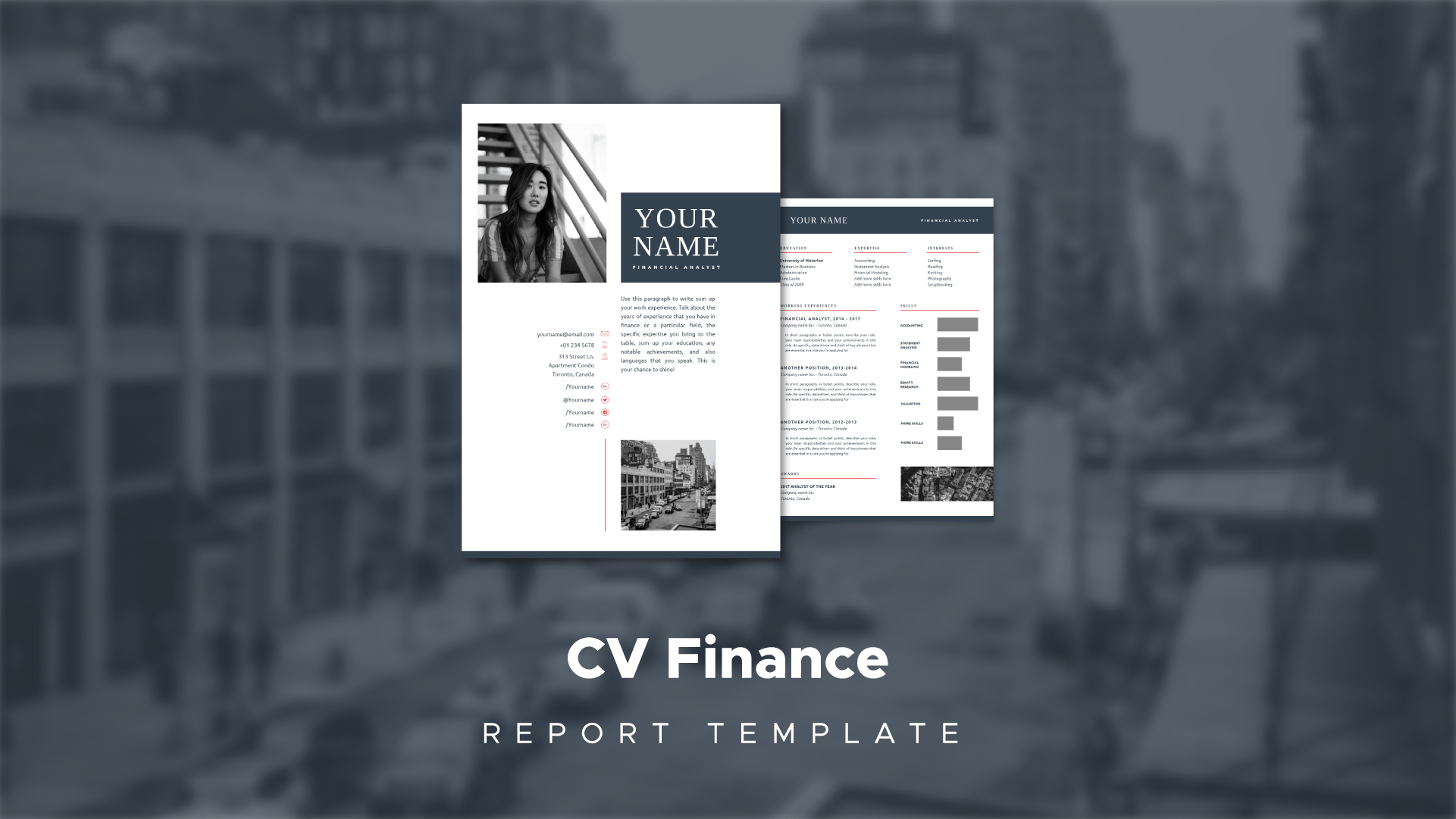 financial analyst resume template 