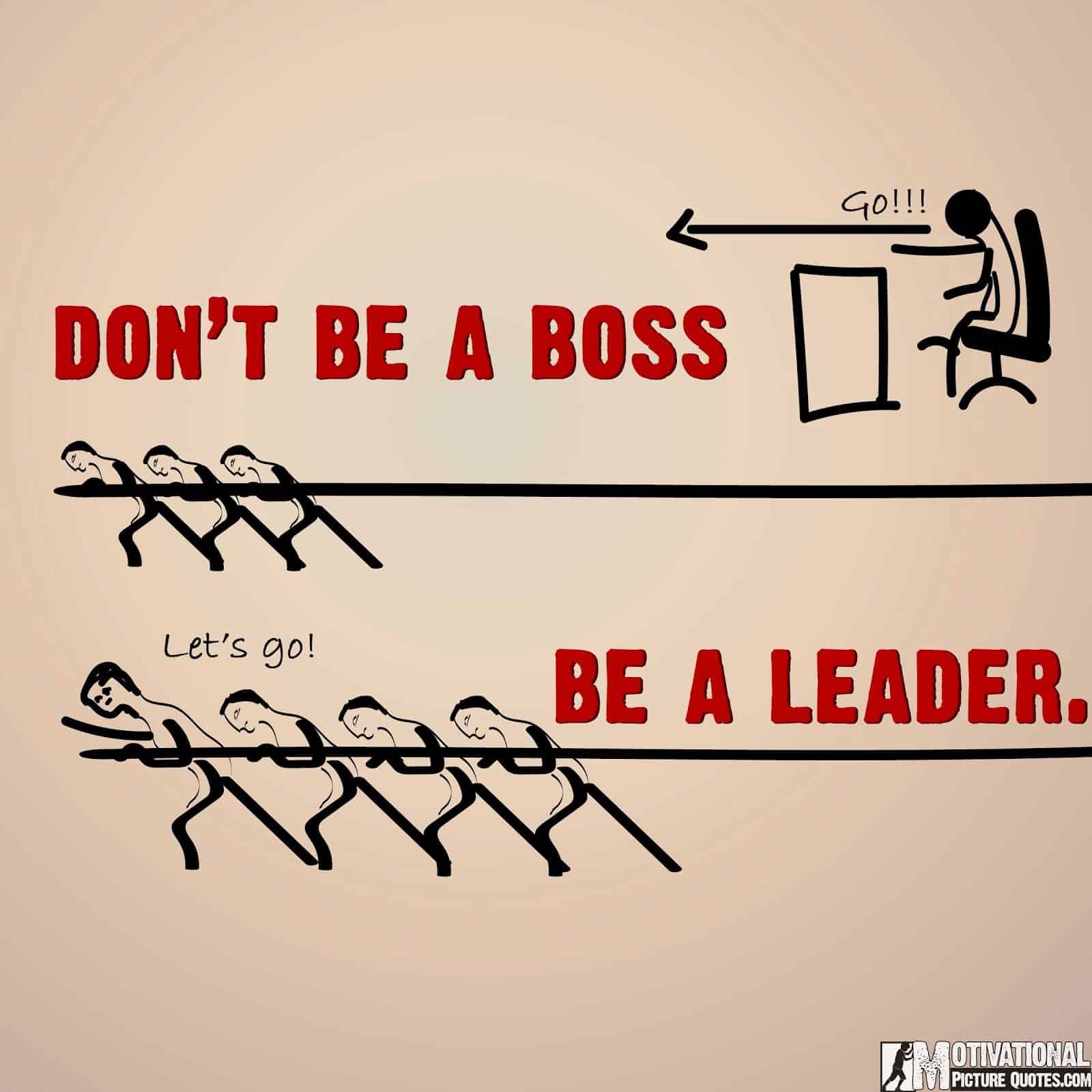 be a leader poster, motivational poster to boost your productivity