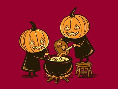 pumpkins cooking poster