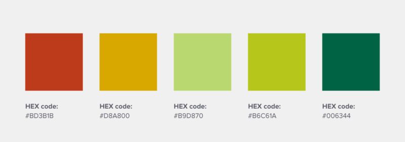 Color scheme palette image  Light grey color code, Color coding