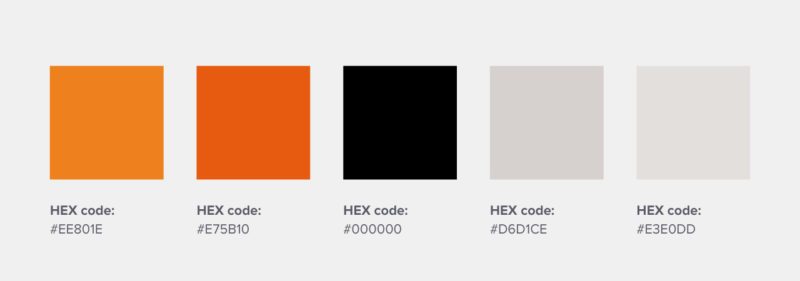 brand colors of rasaru with hex codes for digital color meanings 