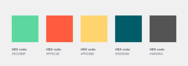 Blue color palette: hex codes & design inspo