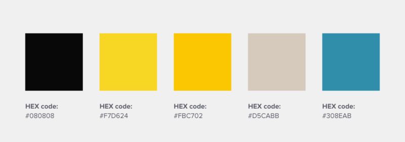 24 Shades of Yellow Color Palette –