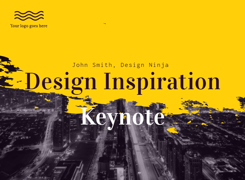 design inspiration keynote template