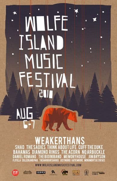 music festival poster, vector stock