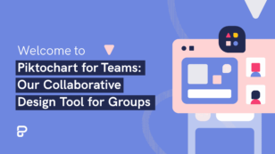 piktochart for teams, collaborative design tool for groups