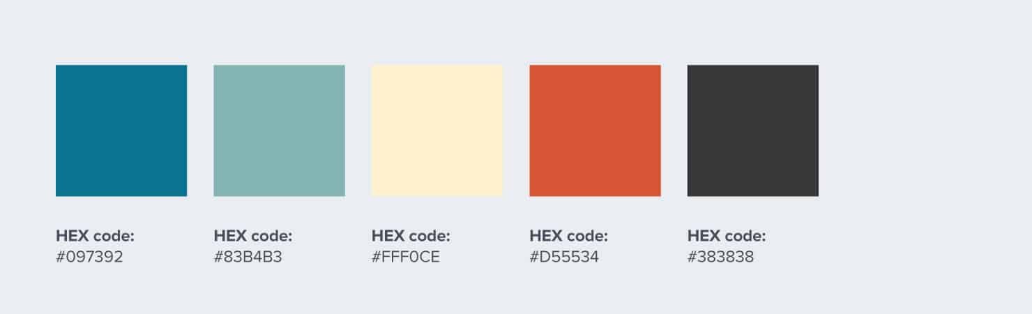 Aesthetic Color Palette Hex Codes - Beautiful color palettes + their