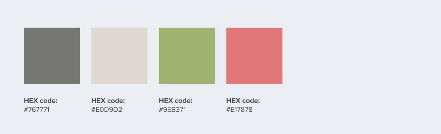 Aesthetic Rainbow Hex Codes