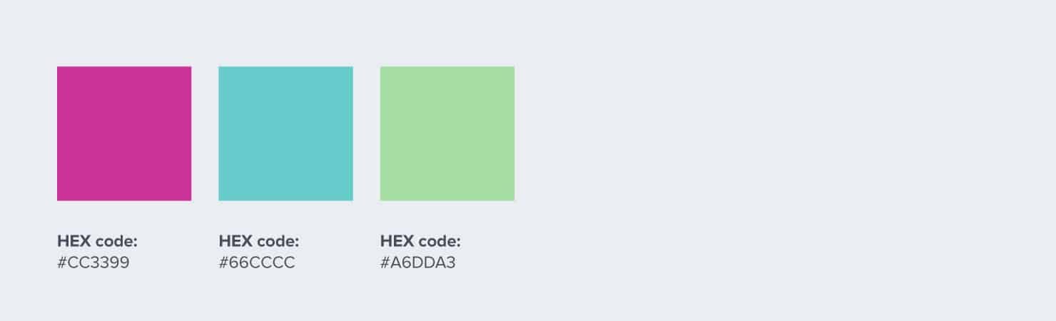 Color Hex - Color Palettes on X: Green Pink Brown Color Palette