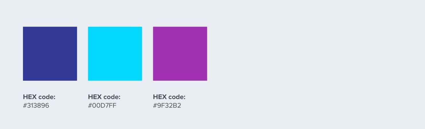 Blue color palette: hex codes & design inspo