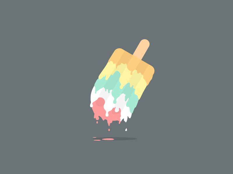 melting popsicle, imagery