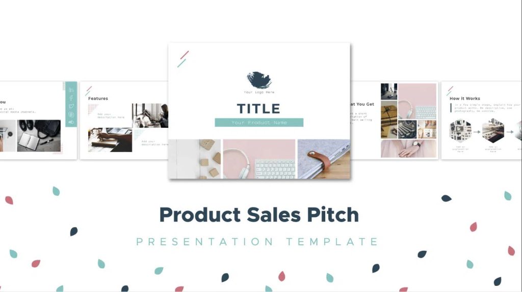product sales pitch template example, casual sales deck example for prospective buyers and prospective customers_