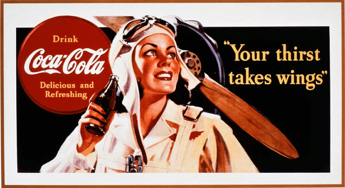 ad poster coca cola