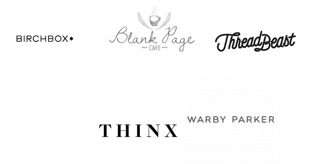 logo font showing thick and thin strokes with modern proportions 