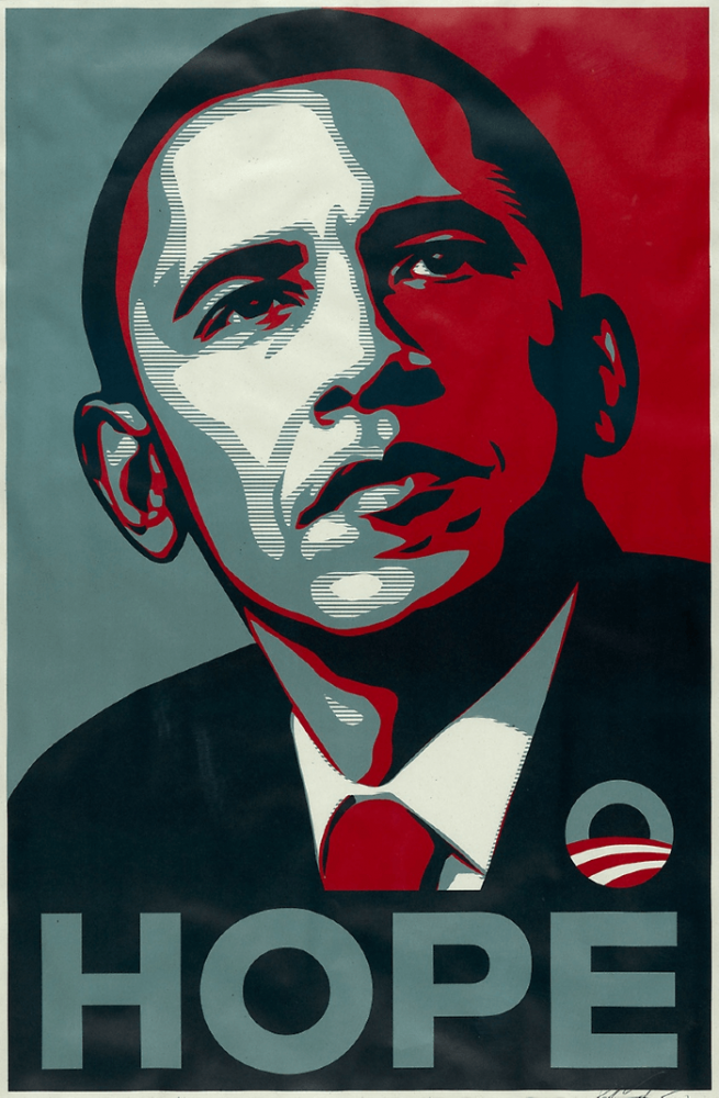 obama political poster