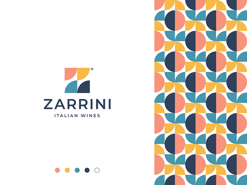 geometric z letter logo, patterns in branding 