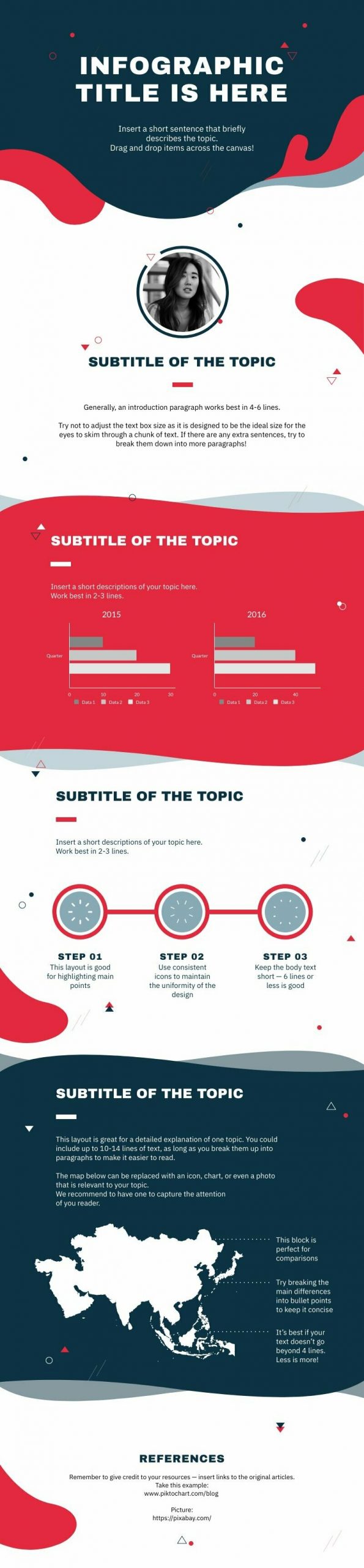 Self Introduction Informational Infographic Template