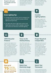 Eco-Friendly Office Infographics Template