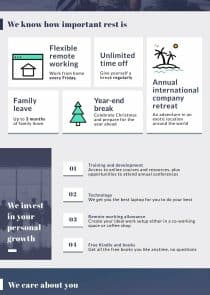 Company Benefits Infographic Template