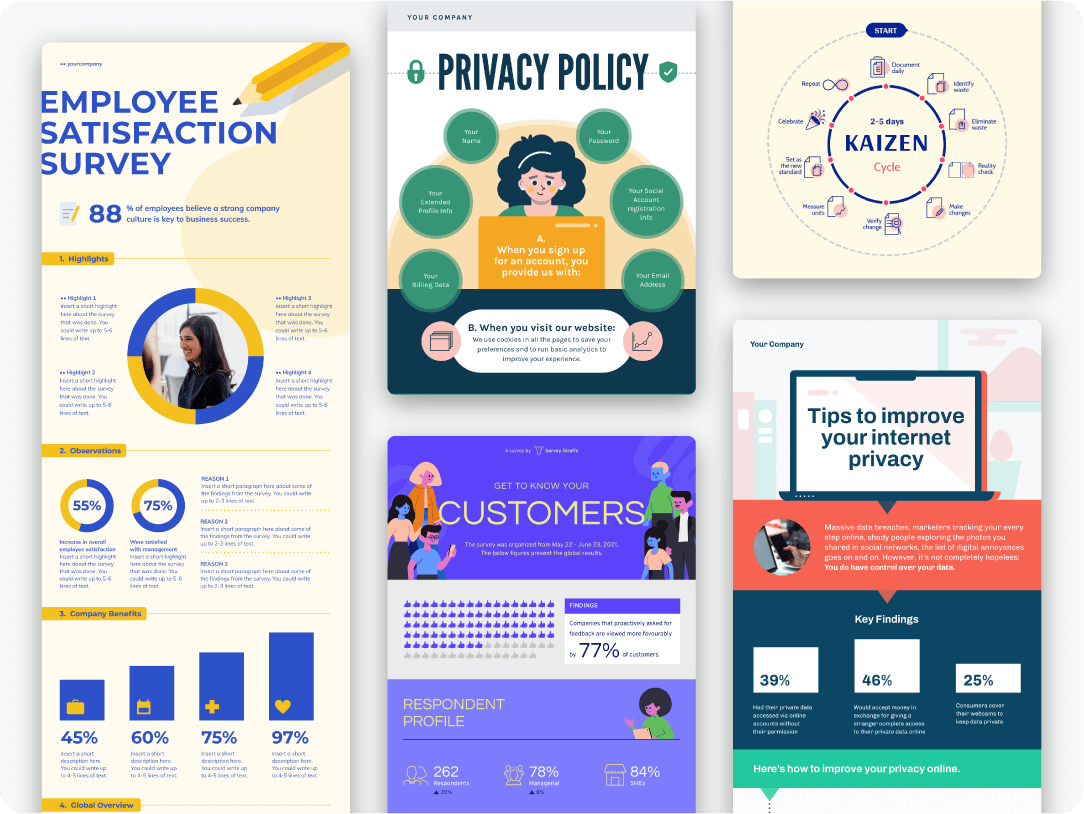 infographic templates word