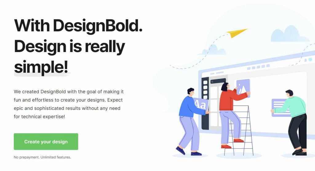 designbold homepage