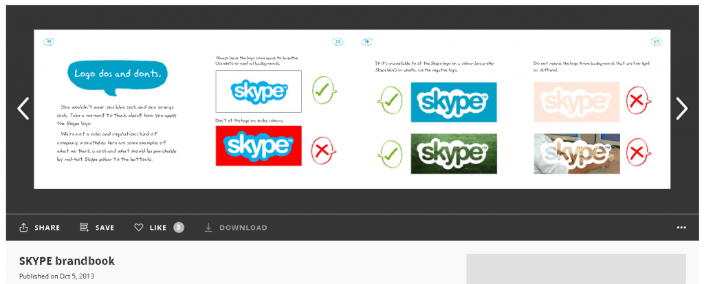 skype logo brand style guide dos and don'ts
