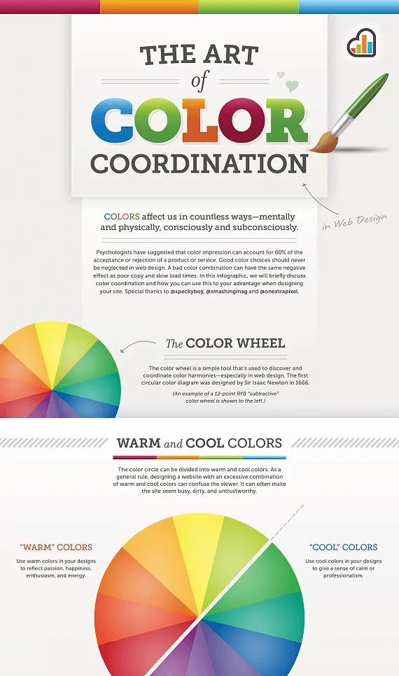 infographic explaining how to mix and match colors