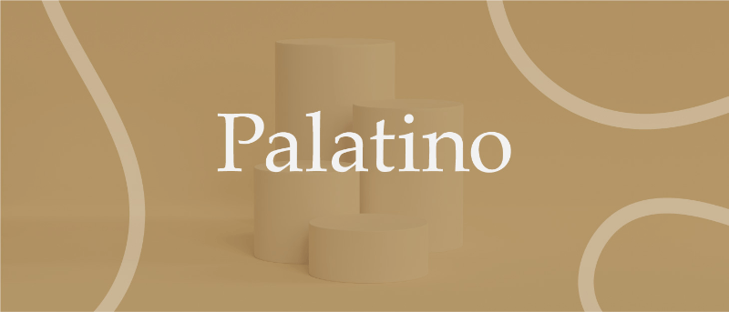 Palatino presentation font showcase