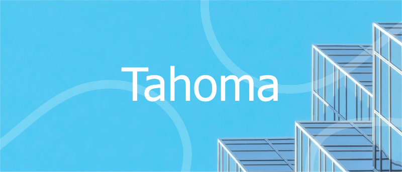 Tahoma powerpoint font