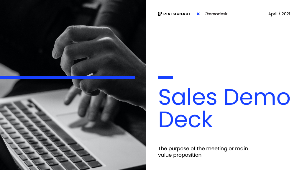 sales demo deck template
