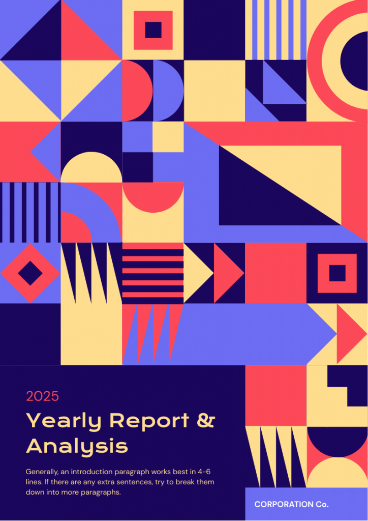 annual report cover page design samples