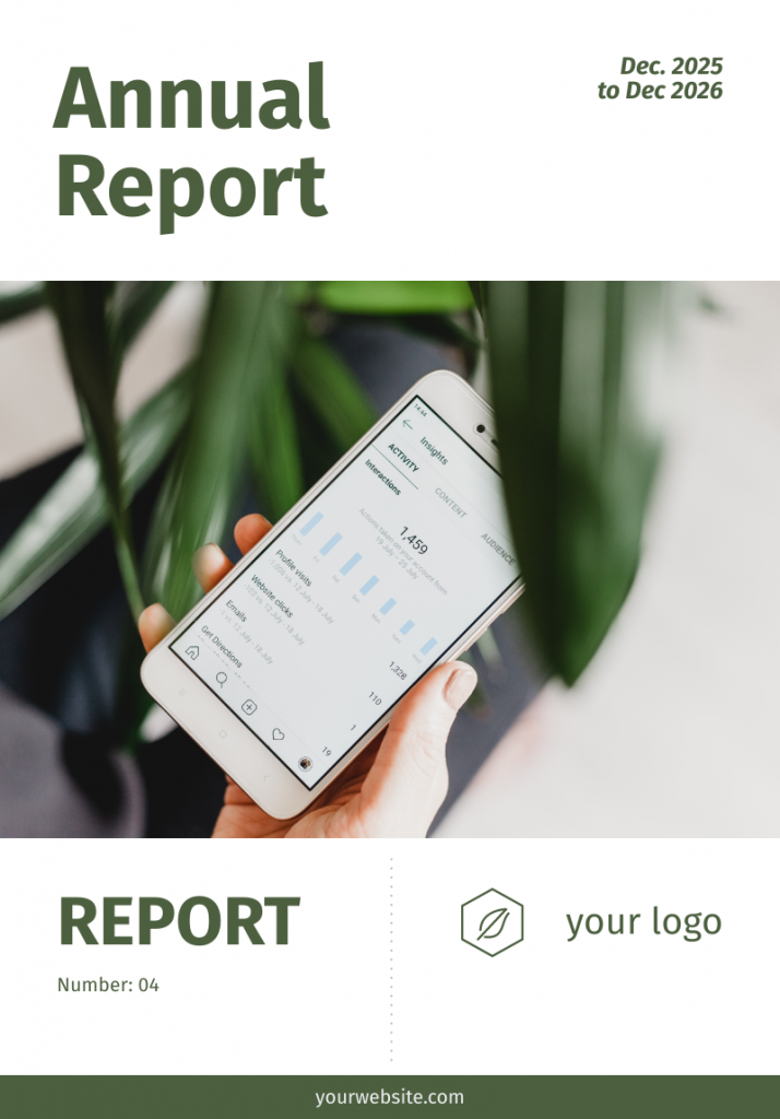 green annual report template