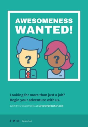 Job Recruitment Poster Template