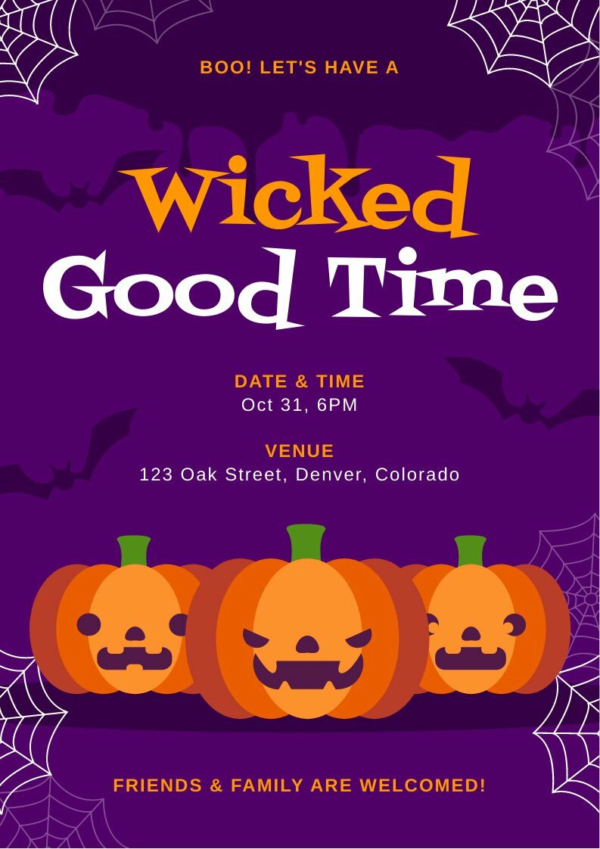 Wicked Halloween Invite