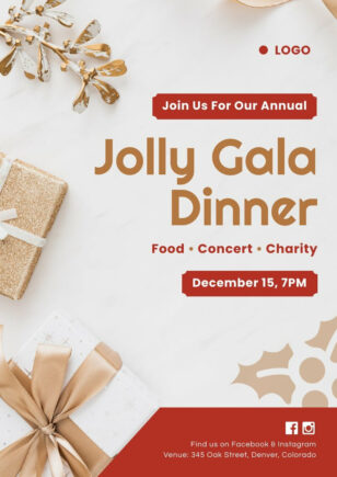 Jolly Gala Dinner Invitation