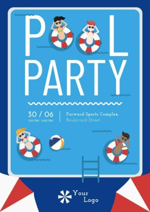 Team Activity: Pool Party Flyer Template