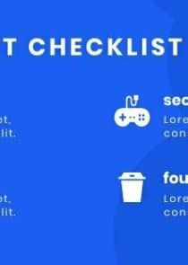 Content Checklist Facebook Cover Social Media Template