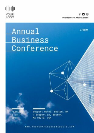 Corporate Conference Poster Template