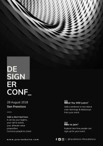 Designer Conference POsters Template