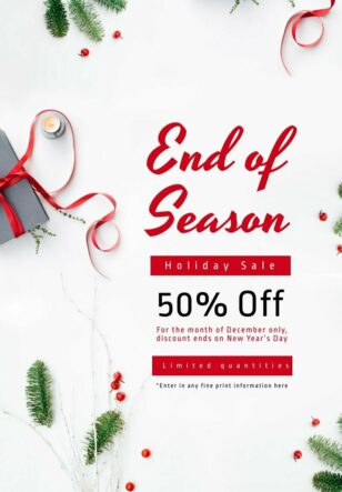 Year-end Promotion Flyers Template