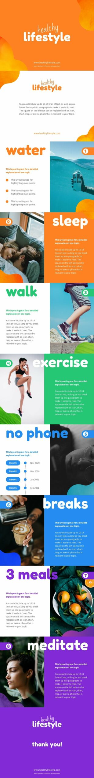 Healthy Tips Presentation Template