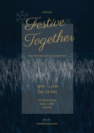 Festive Party Flyer Template