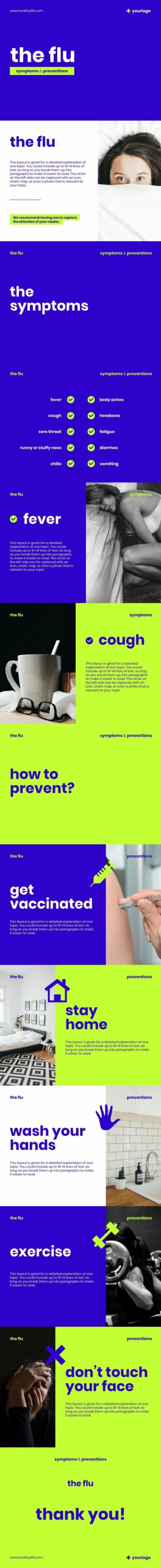 Flu Prevention Presentations Template