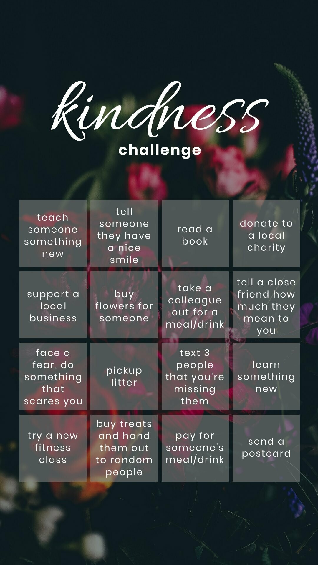 Kindness Challenge Instagram Story Social Media Template
