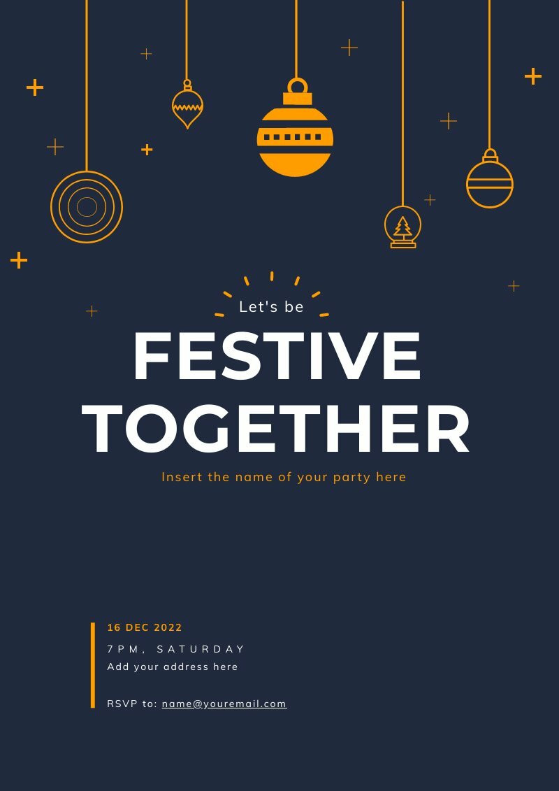 Christmas Event Poster Template