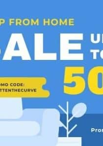 Shop From Home Sale Facebook Cover Social Media Template