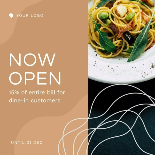New Restaurant Instagram Post