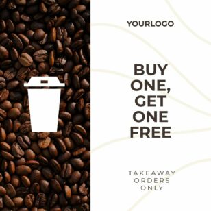 Coffee Sale Instagram Post Template